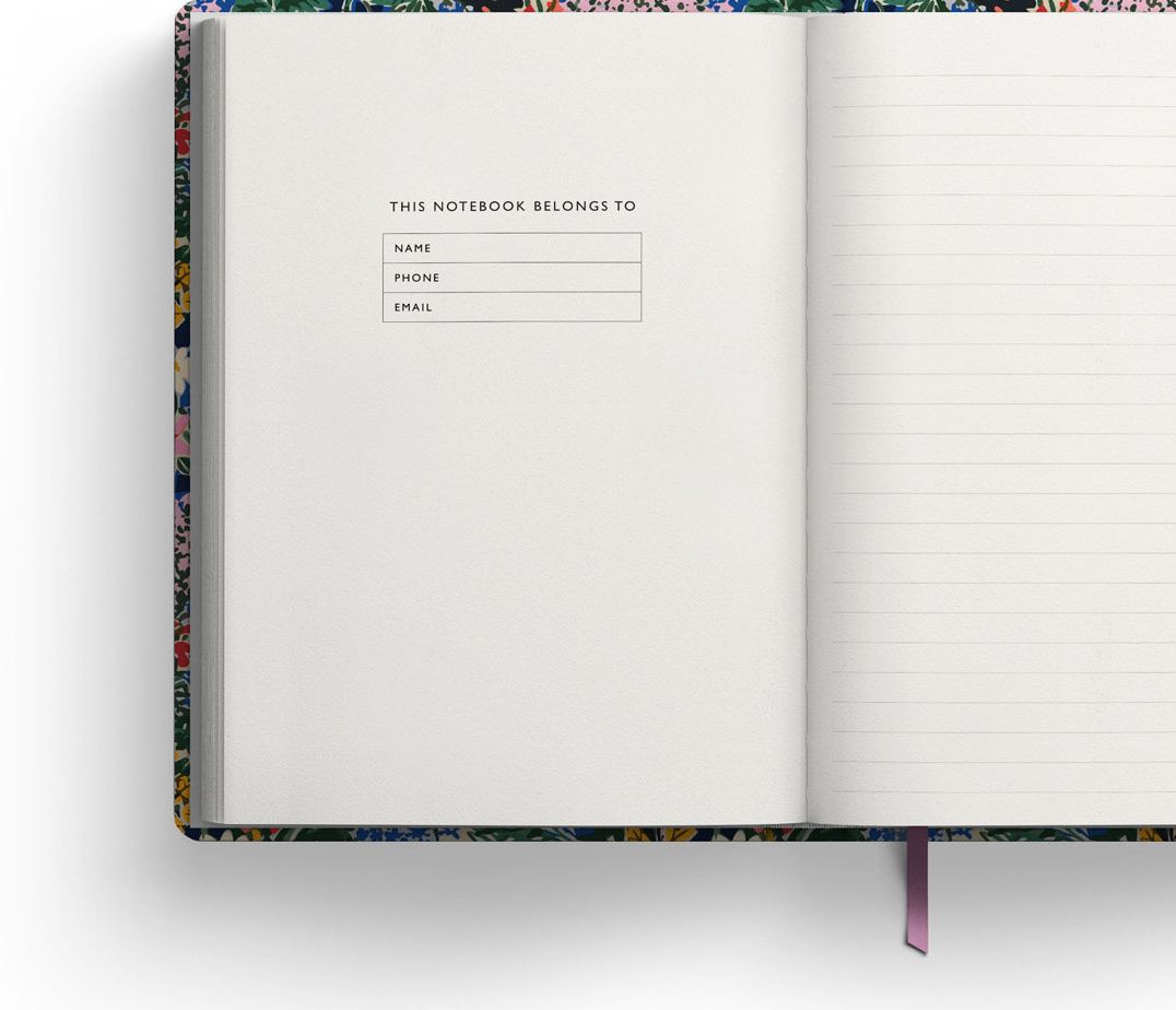 Kaleido Antique Floral Hardback Notebook - Exclusive - Image 2