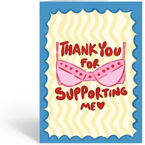 Thank You For Supporting Me Thank You Card