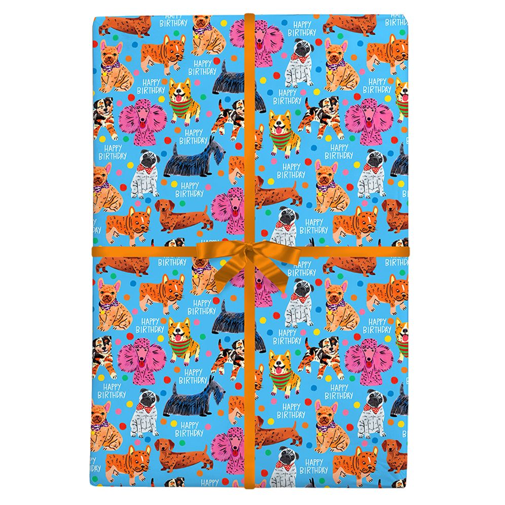 Happy Birthday Dogs Flat Sheet - Image 2