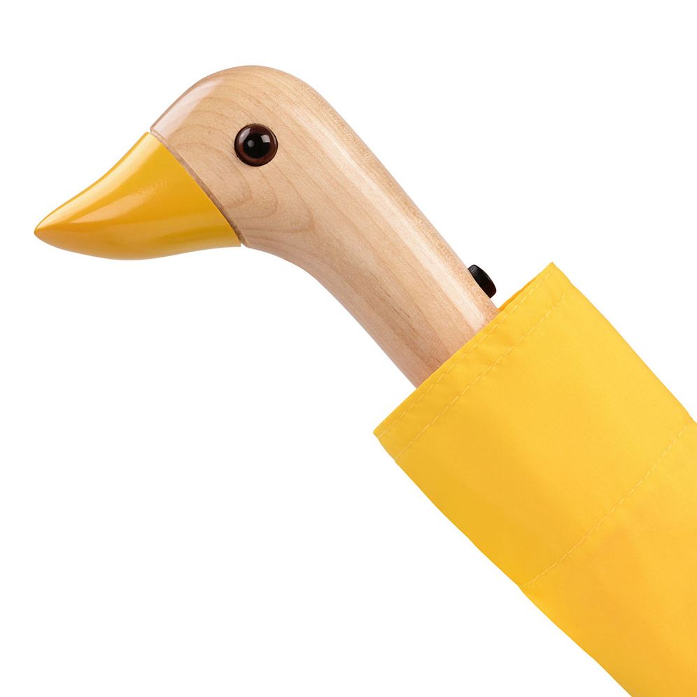 Yellow Compact Eco Friendly Umbrella - Image 3