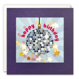 Birthday Disco Confetti Birthday Card