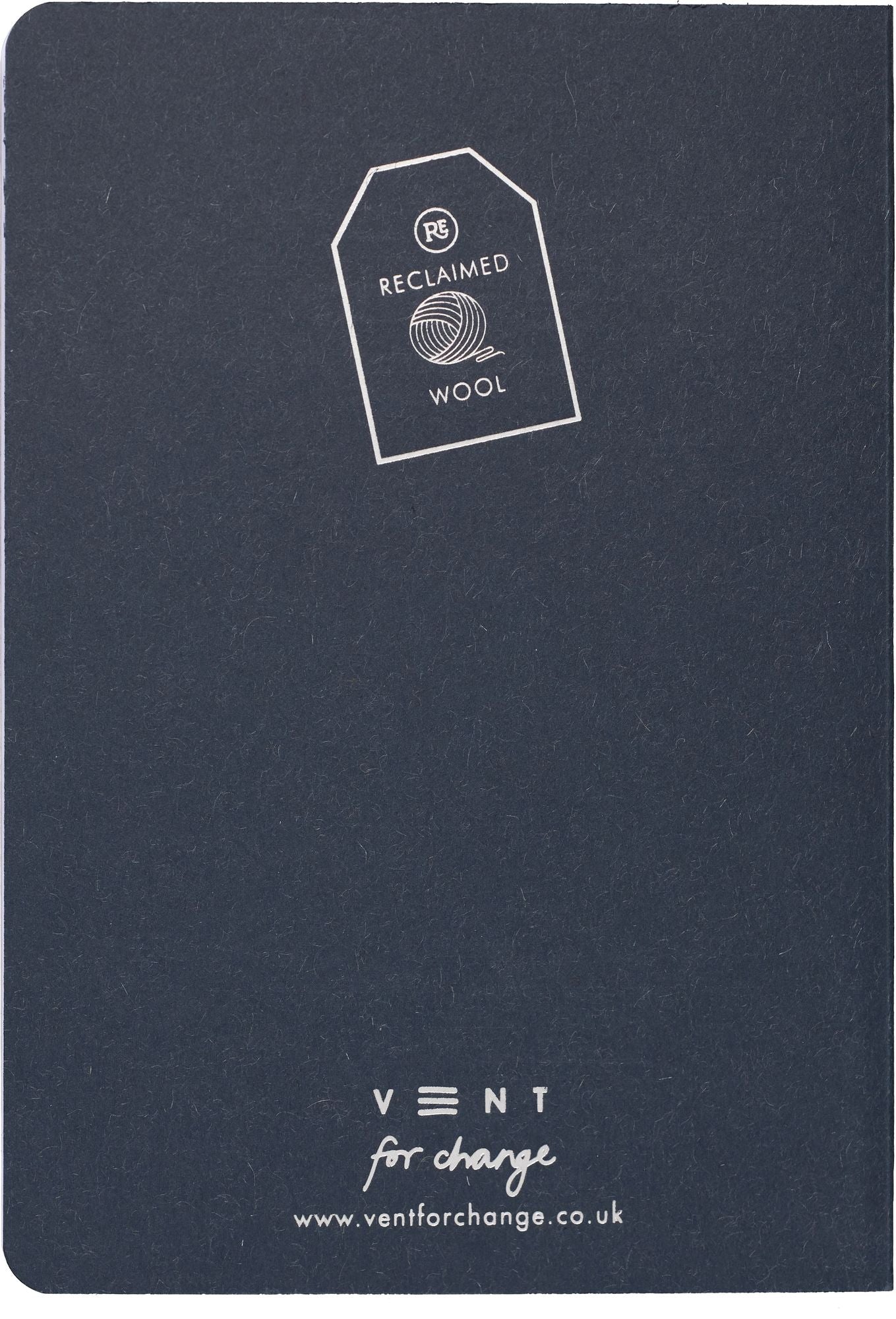 Reclaim Blue Wool Recycled Notebook - Image 4