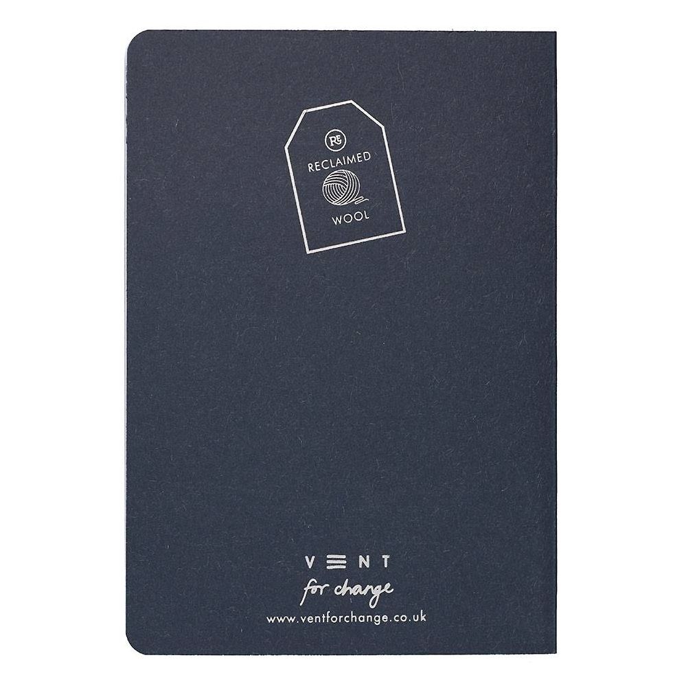 Reclaim Blue Wool Recycled Notebook - Image 6
