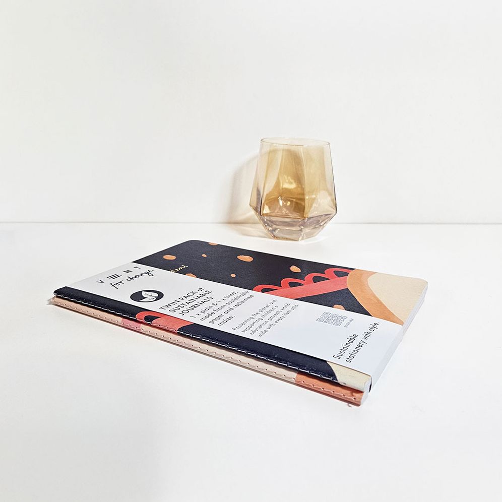 Ideas Twin Pack Lined journal and plain journal - Image 3