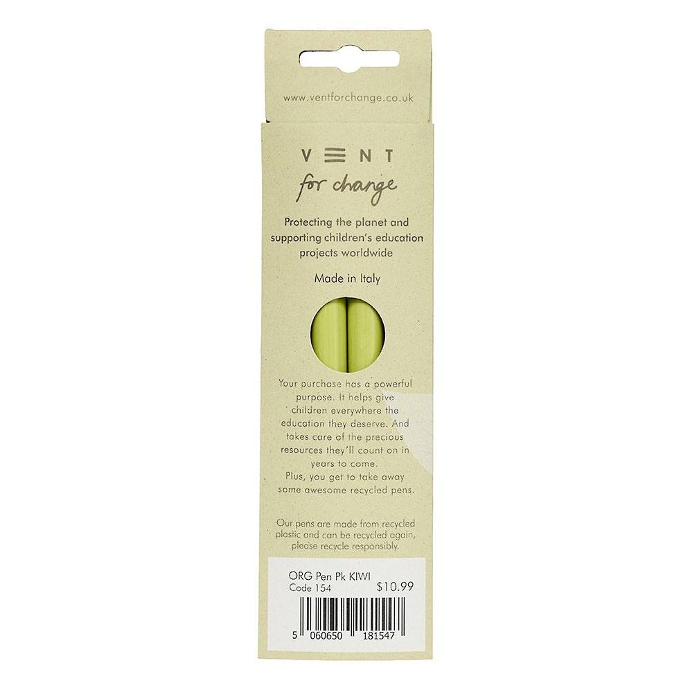 Organics Kiwi Recycled Pens - Image 7