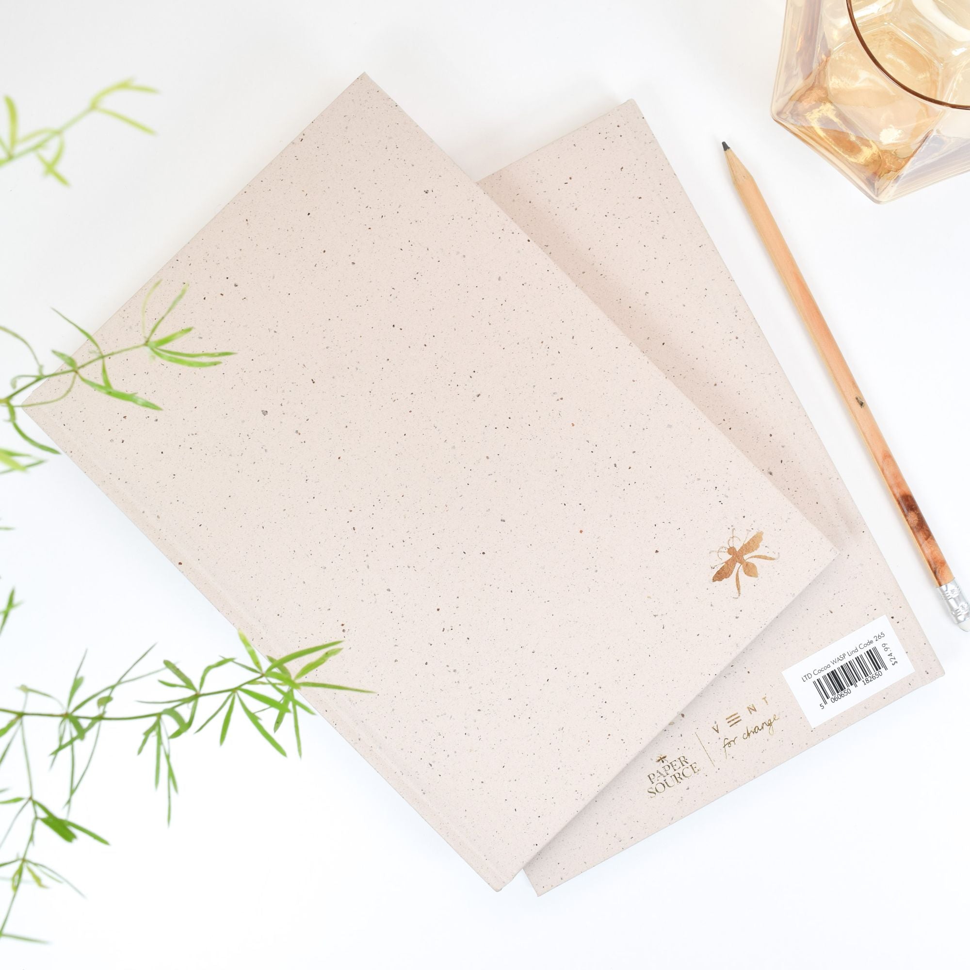 Recycled Cocoa Lined Paper Wasp Journal - Limited Edition - Image 5