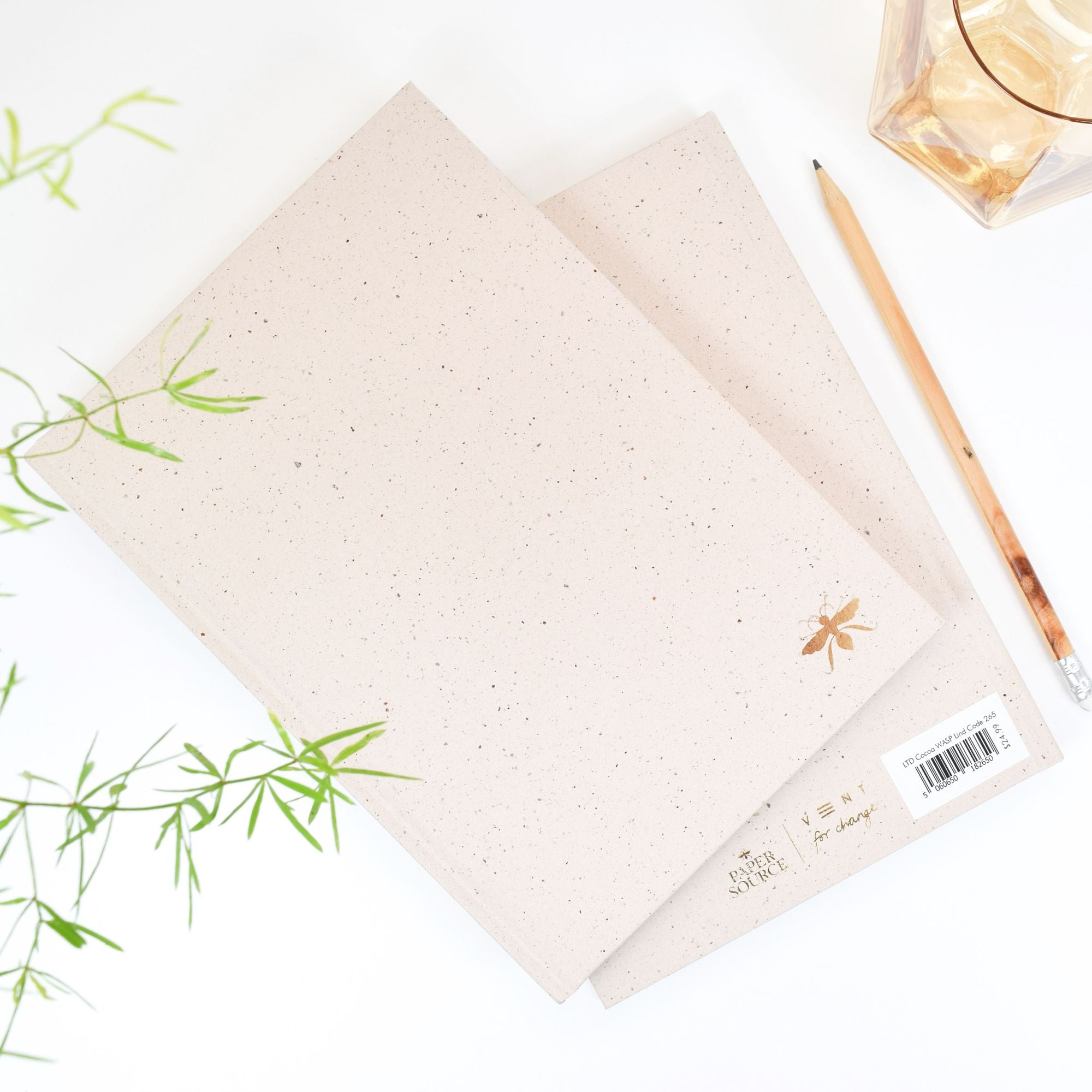 Recycled Cocoa Lined Paper Wasp Journal - Limited Edition - Image 8