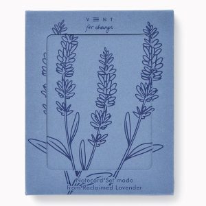 VENT for Change Reclaimed Lavender Paper Notecard Set
