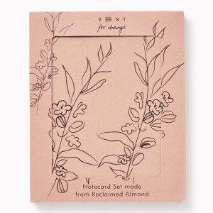 VENT for Change Reclaimed Almond Paper Notecard Set