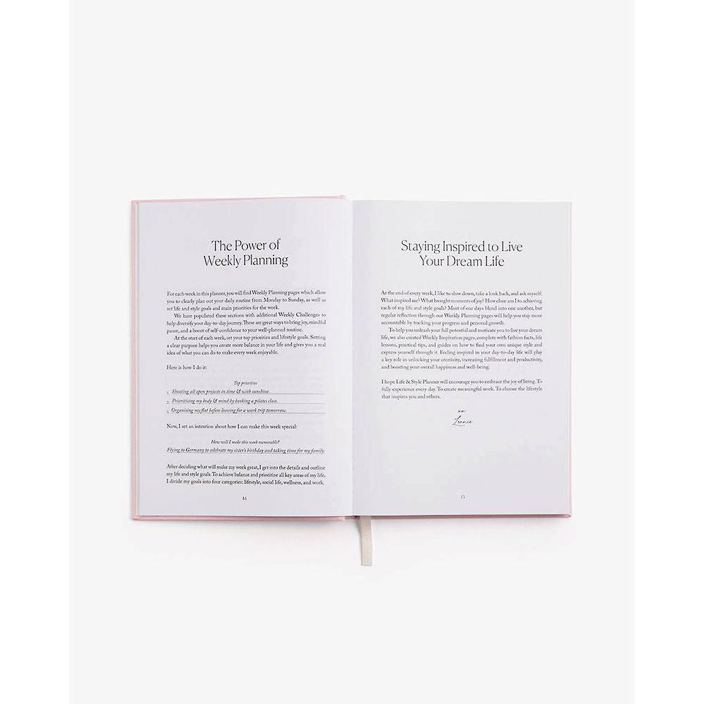 LIFE & STYLE PLANNER PINK - Image 2