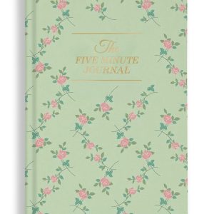 Five Minute Journal Green Floral