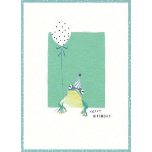 Party Frog Birthday Card