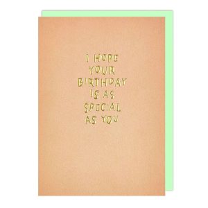 Special As You Are Birthday Card