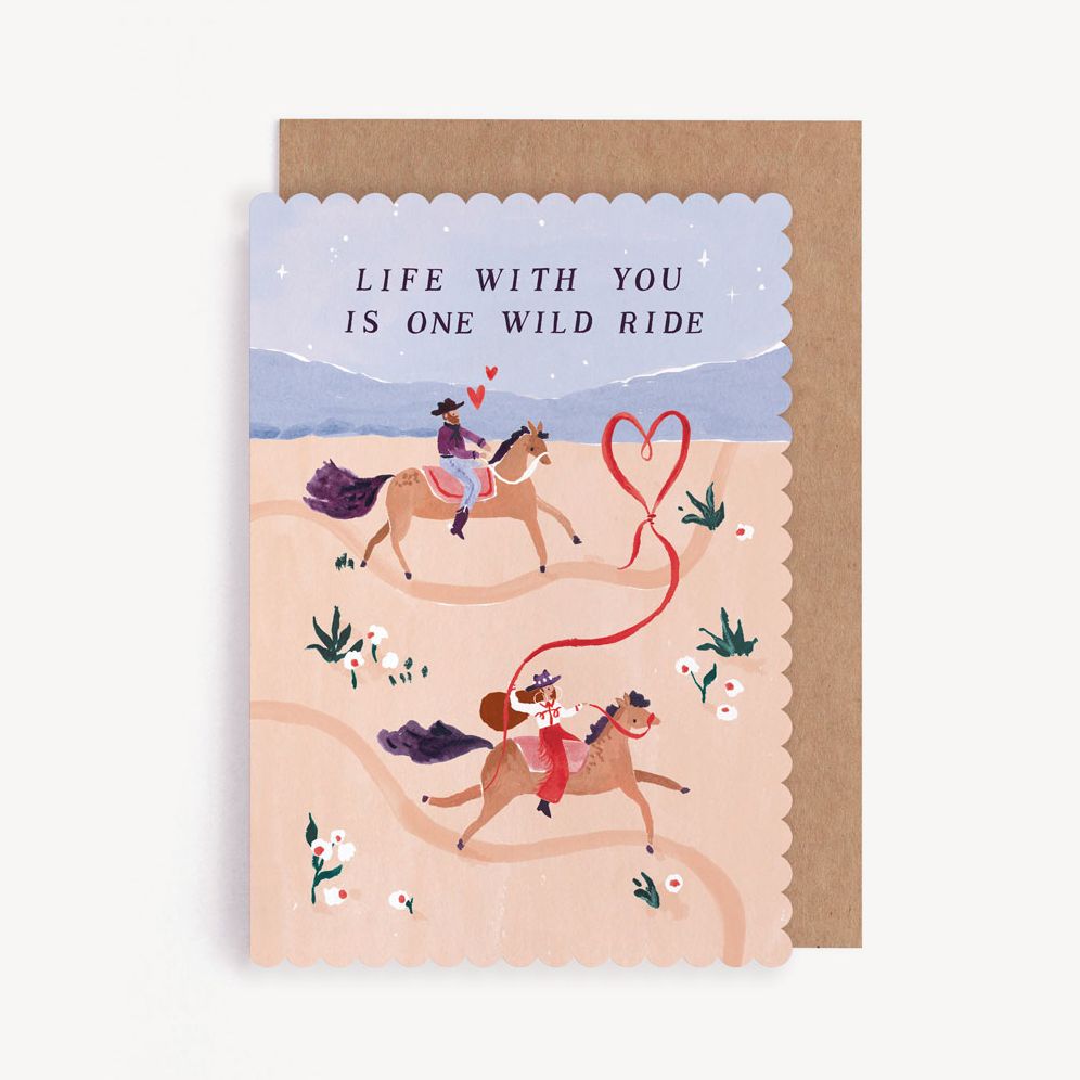 One Wild Ride Love Card