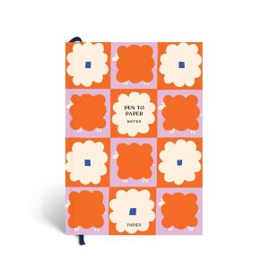 Dancing Daisy Hardcover Lined Notebook