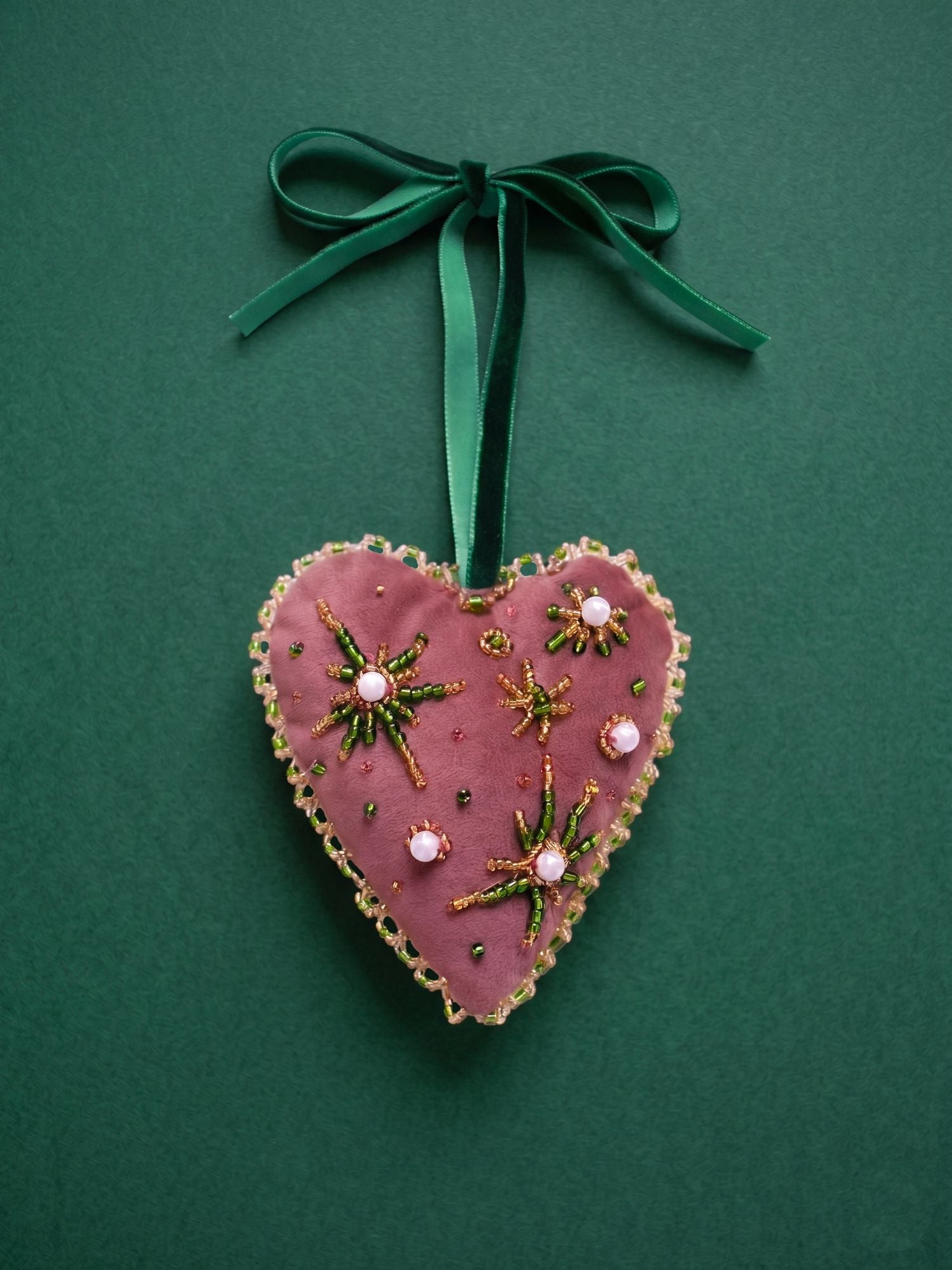 MakeBox & Co The Velvet Heart Ornament - Image 5