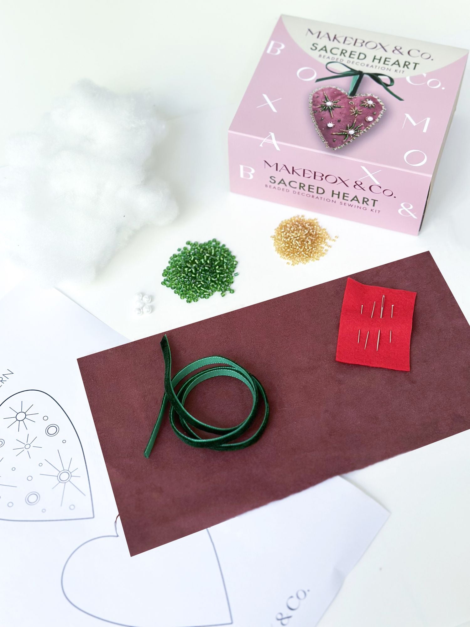 MakeBox & Co The Velvet Heart Ornament - Image 6
