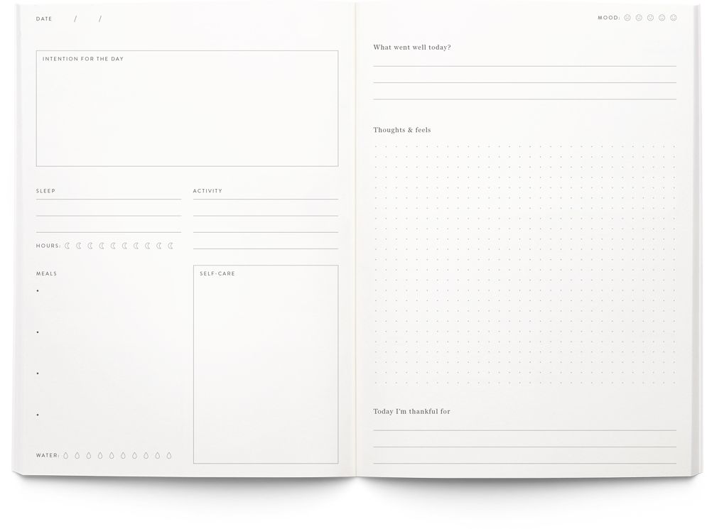 Happy Stripes Guided Wellness Journal - Image 2