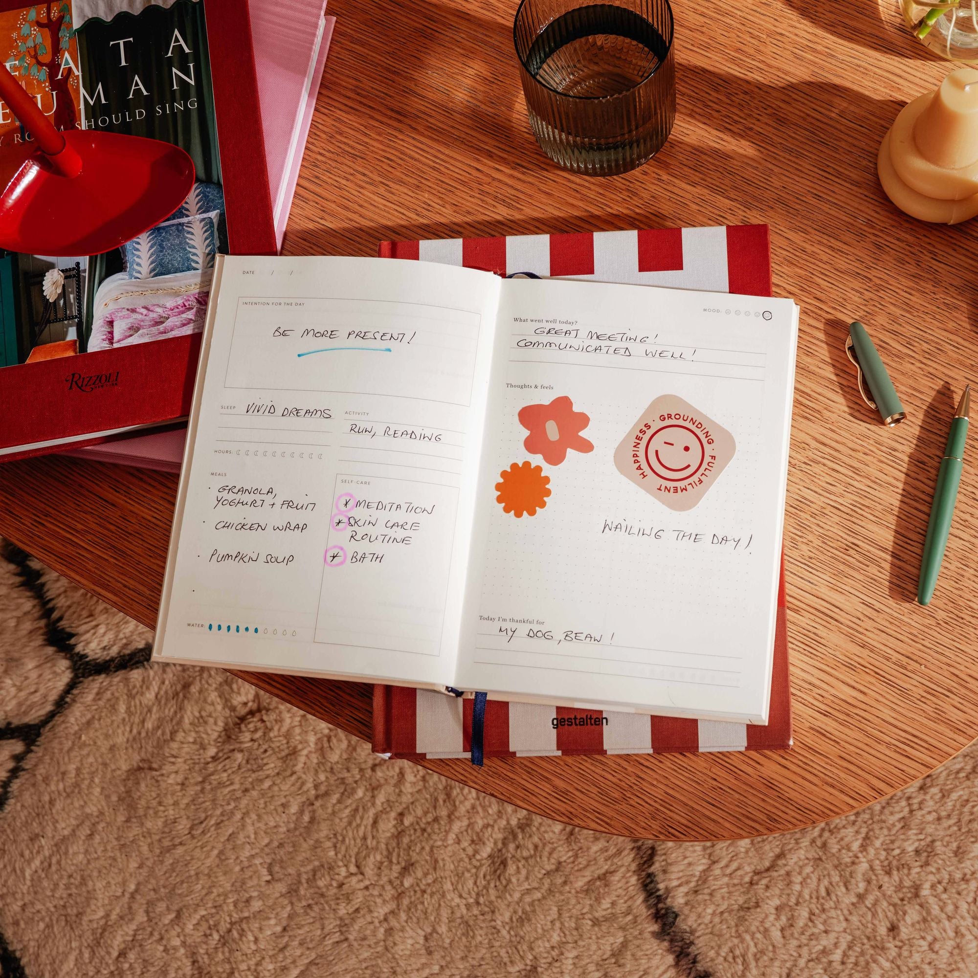 Happy Stripes Guided Wellness Journal - Image 4