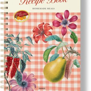 Garden Table B5 Hardcover Spiral Recipe Journal