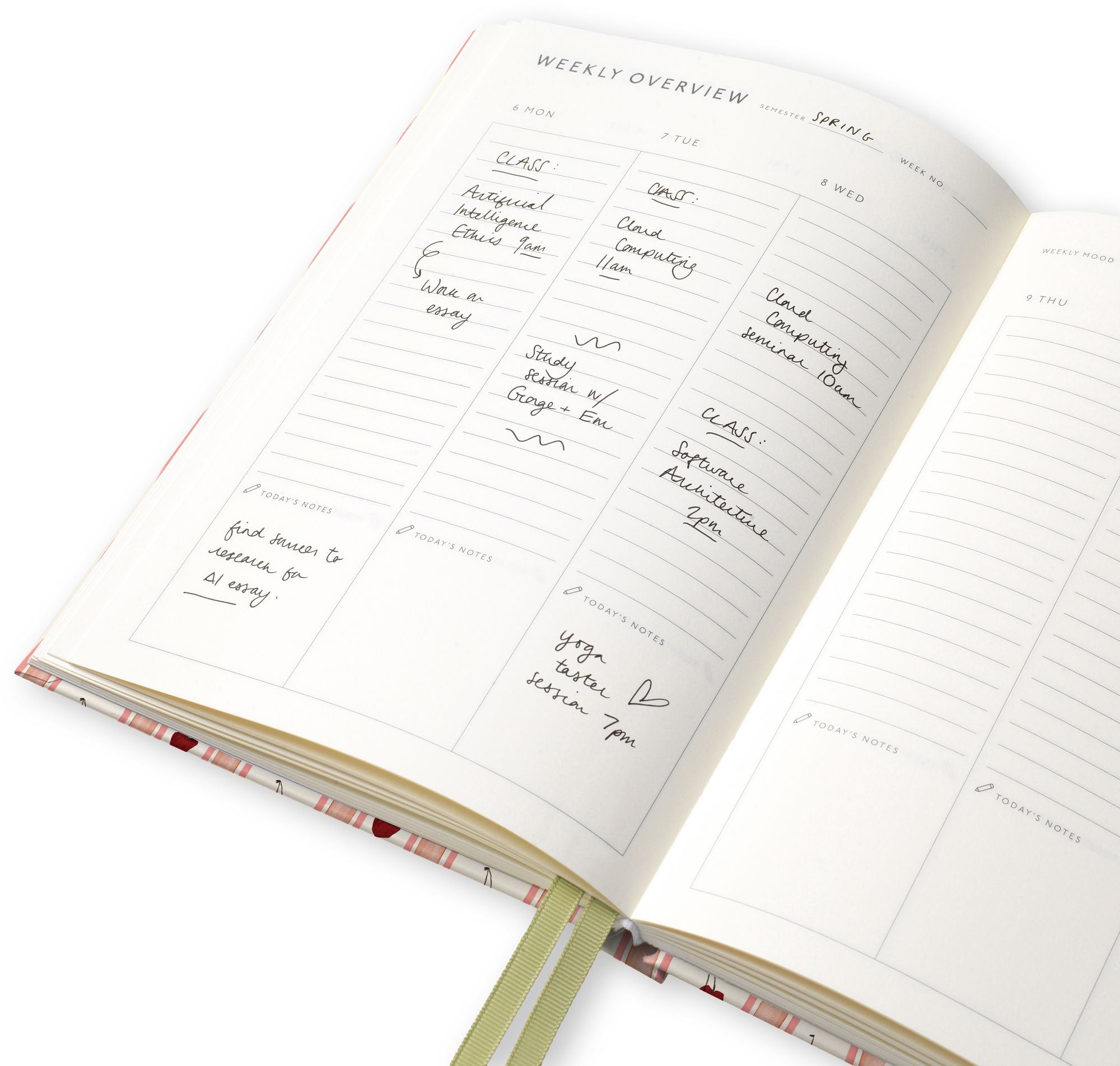 2026-2027 Papier A5 Academic Planner Berry Dream - Image 11