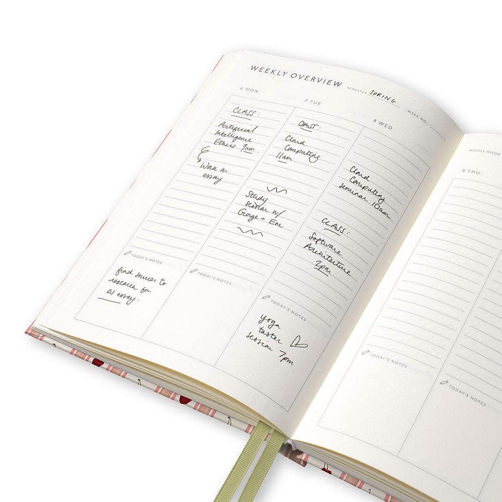 2026-2027 Papier A5 Academic Planner Berry Dream - Image 6