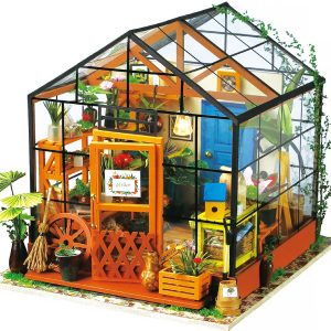 DIY Wooden Miniature Kit Cathy's Flower House