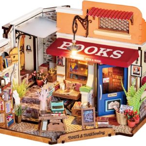 DIY Miniature House Corner Bookstore