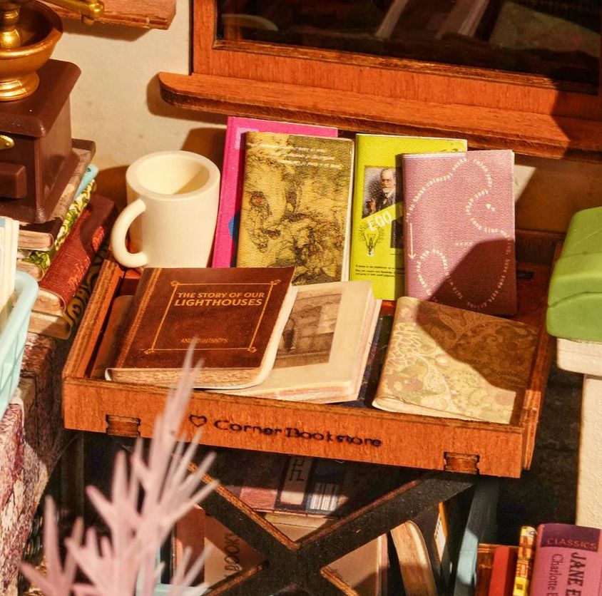 DIY Miniature House Corner Bookstore - Image 3