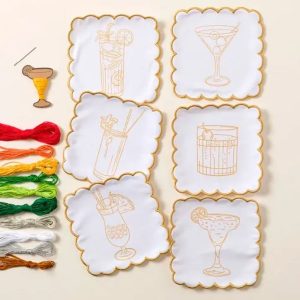 Stitch Your Cocktails Napkins