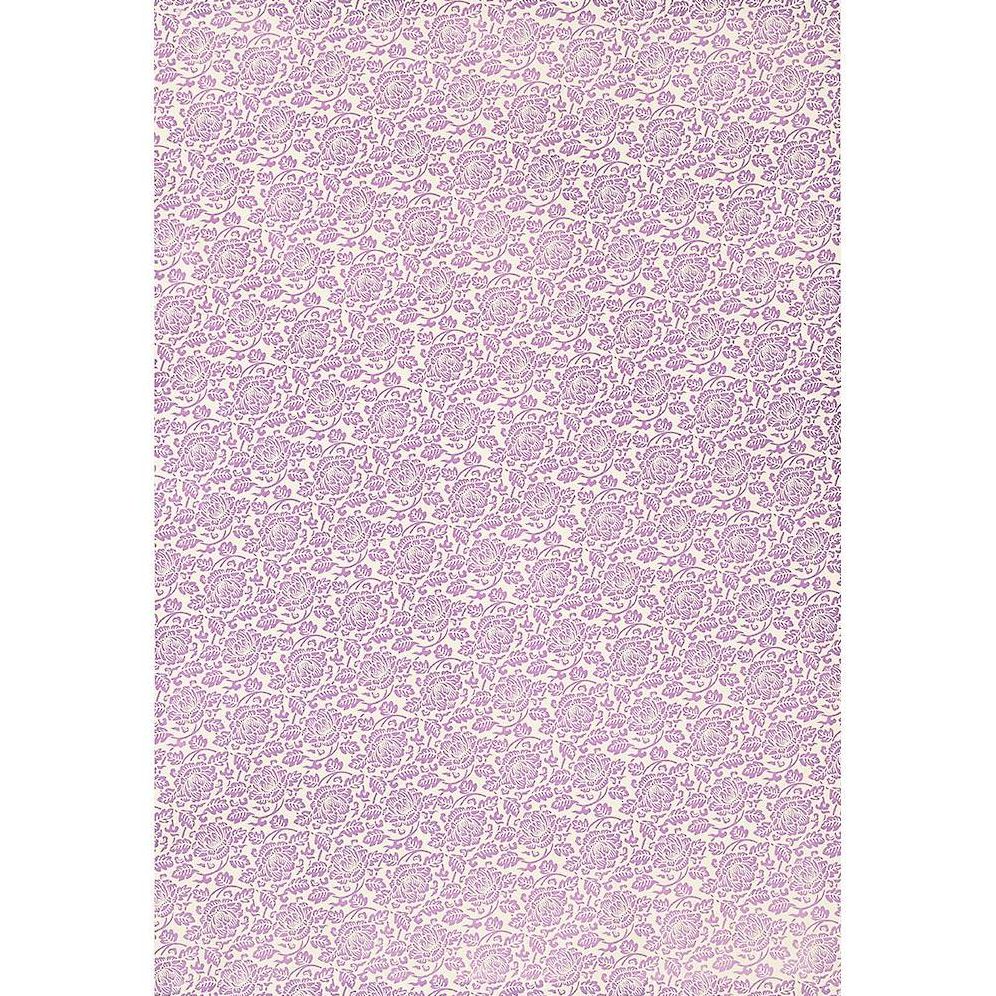 Debossed Purple Flower Fine Paper - Image 2