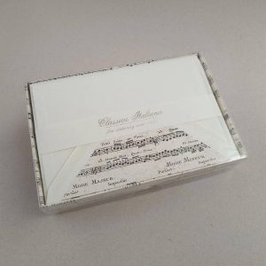 Music Notes Stationery Set