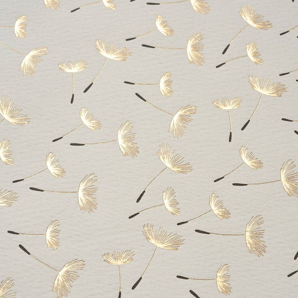 Dandelions Gold Fine Paper - Image 2