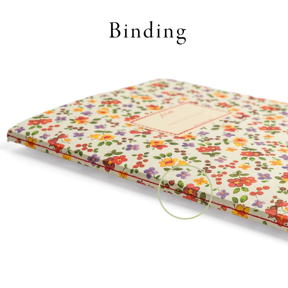 Juliette Floral Sewn A5 Notebook - Image 4