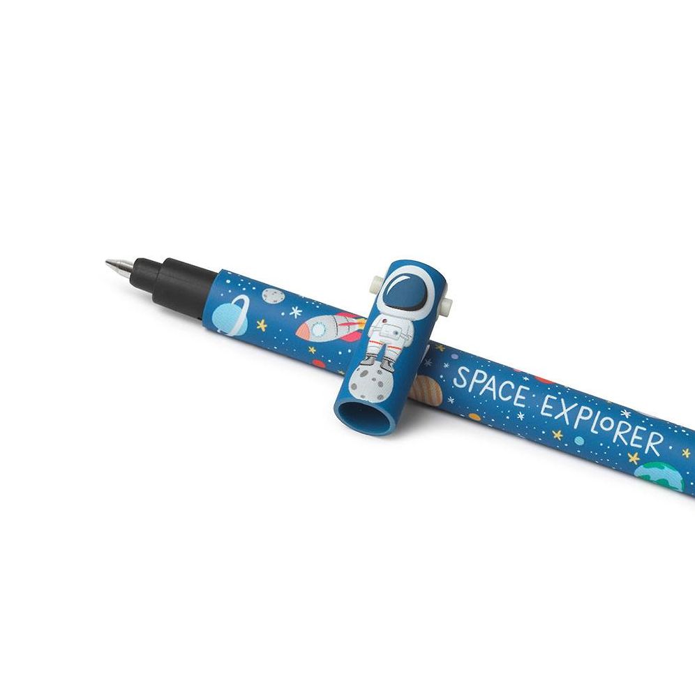 Legami Space Erasable Gel Pen - Black Ink - Image 5