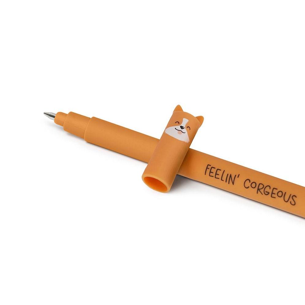 Legami Corgi Erasable Gel Pen - Black Ink - Image 5