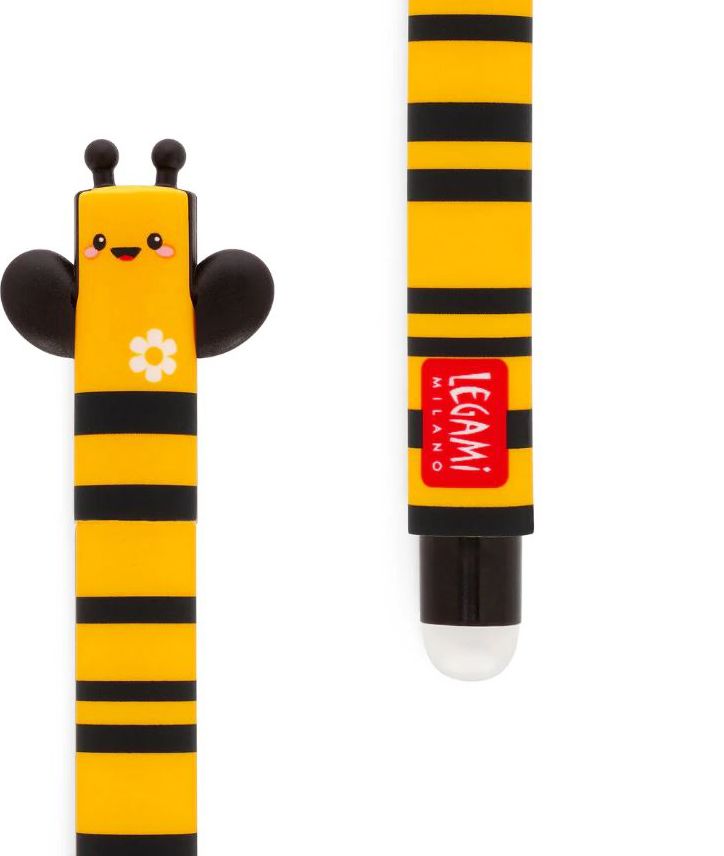 Legami Bee Erasable Gel Pen - Black Ink - Image 2