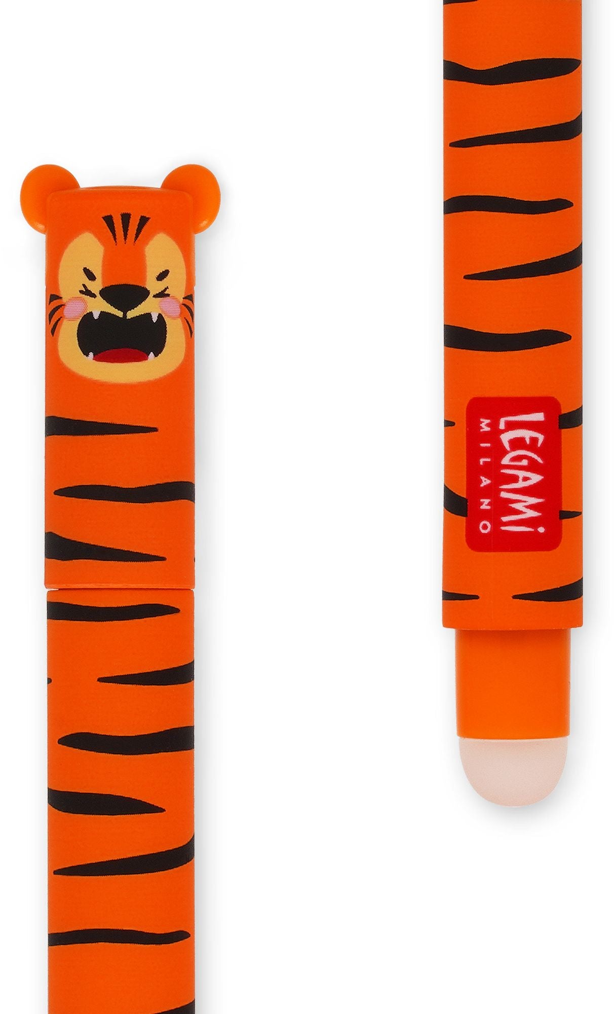 Legami Tiger Erasable Gel Pen - Orange Ink - Image 3