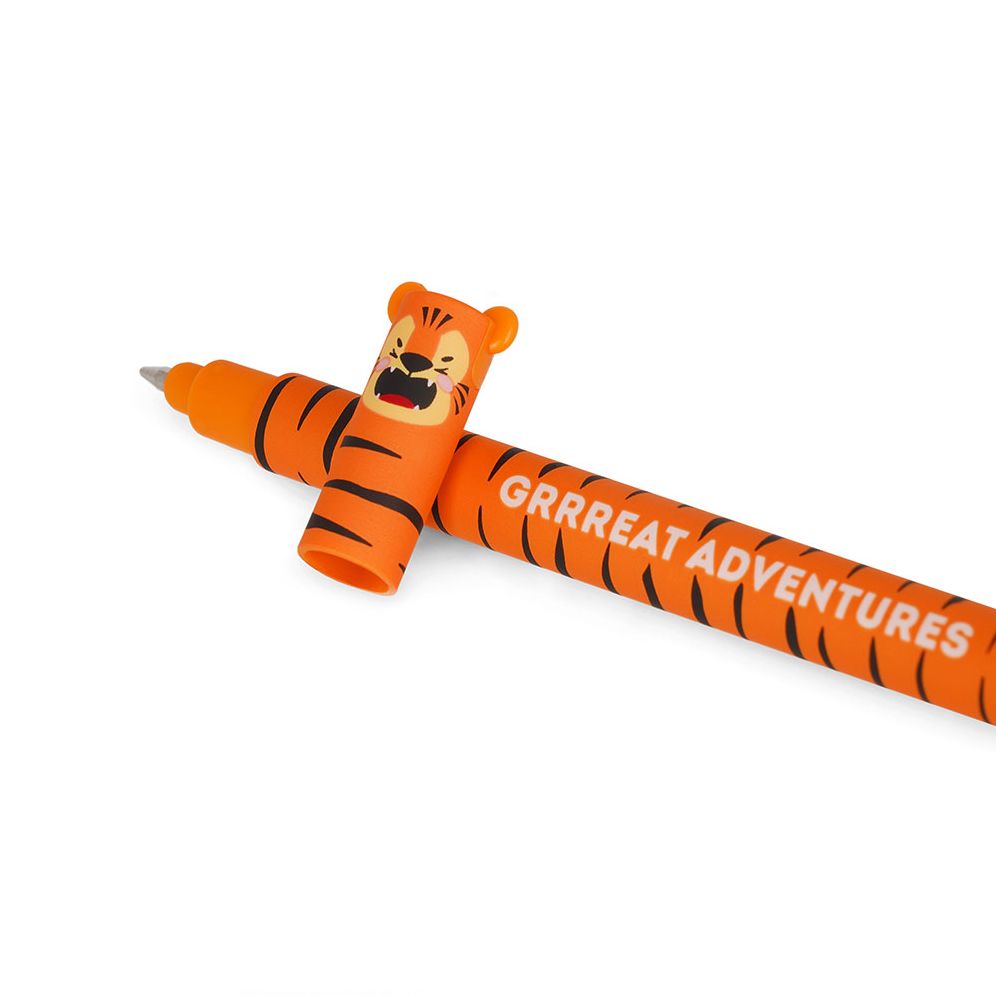 Legami Tiger Erasable Gel Pen - Orange Ink - Image 4
