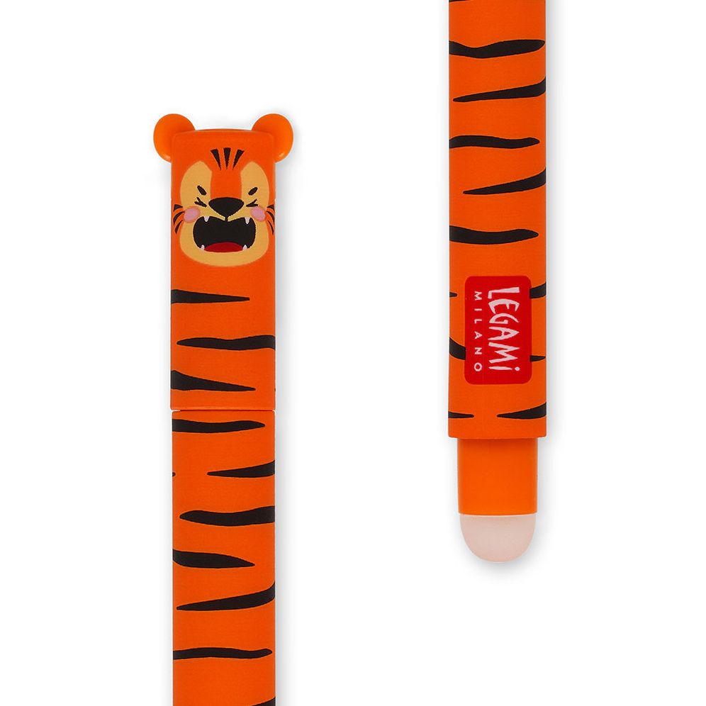 Legami Tiger Erasable Gel Pen - Orange Ink - Image 5