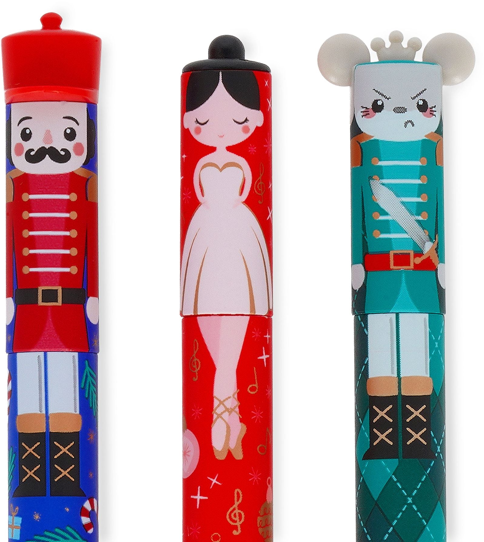 Legami Set of 3 Erasable Christmas Gel Pens - Image 2
