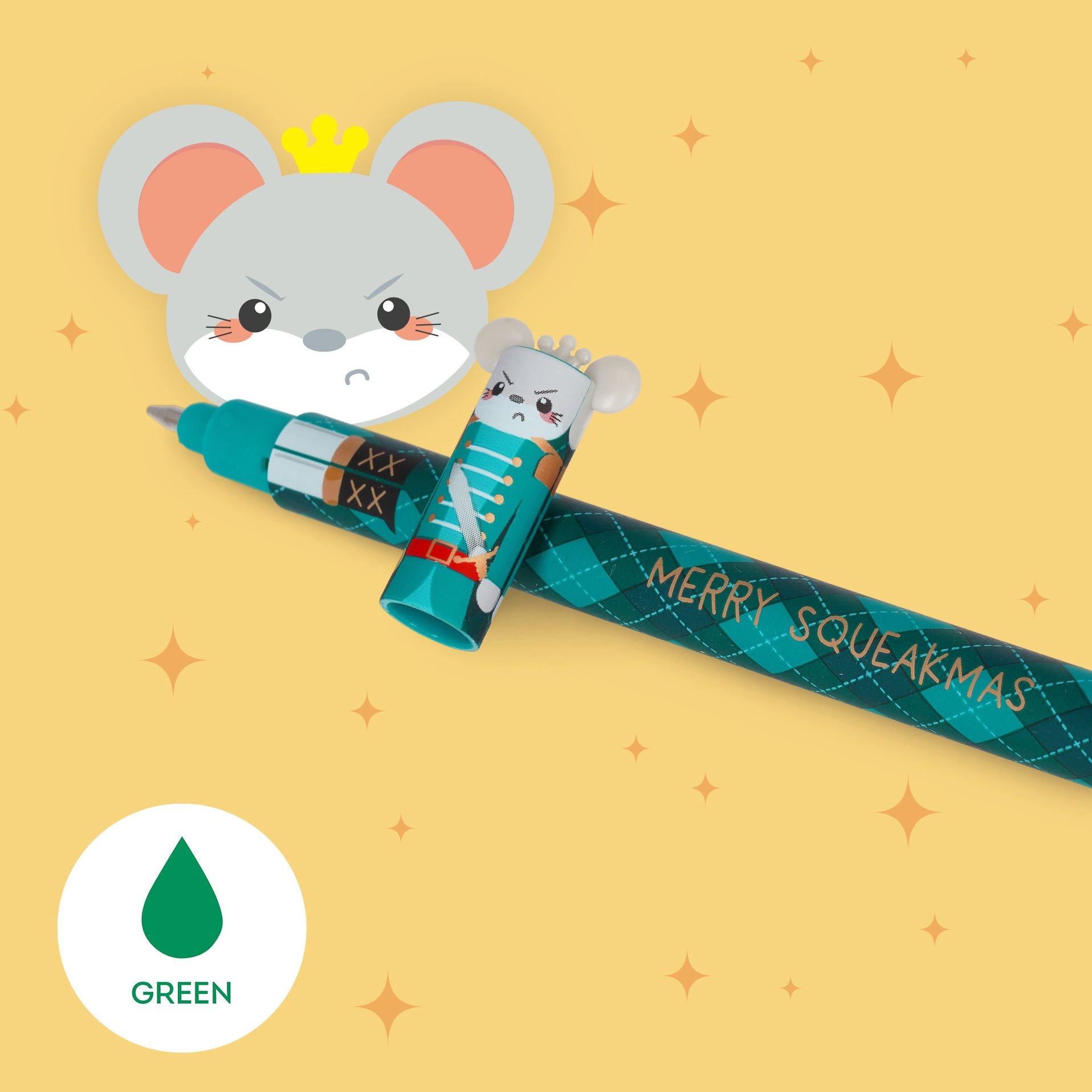 Legami Set of 3 Erasable Christmas Gel Pens - Image 7