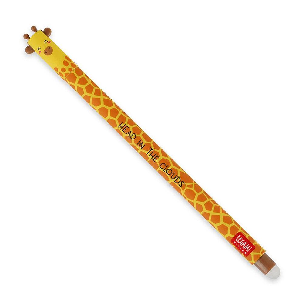 Legami Set Of 3 Erasable Gel Pens - Wild Savannah - Lion + Elephant + Giraffe - Image 8