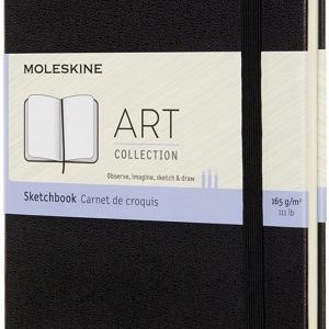 Moleskine Art Sketchbook. Medium. Black (4.5 x 7)