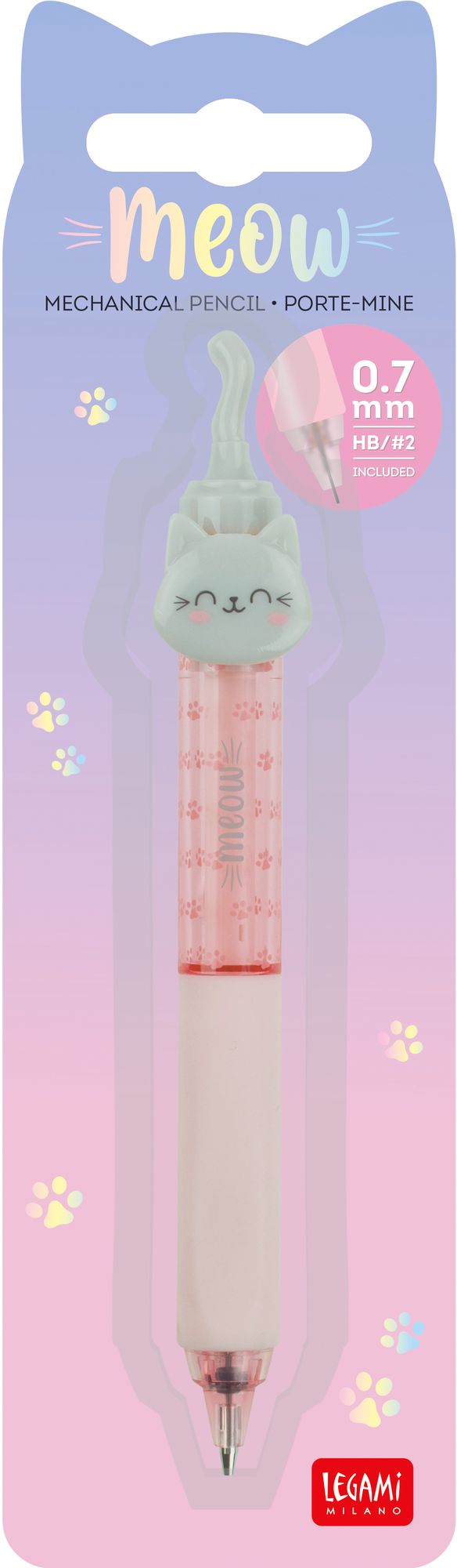 Legami Mechanical Pencil - Meow - Kitty - Image 2