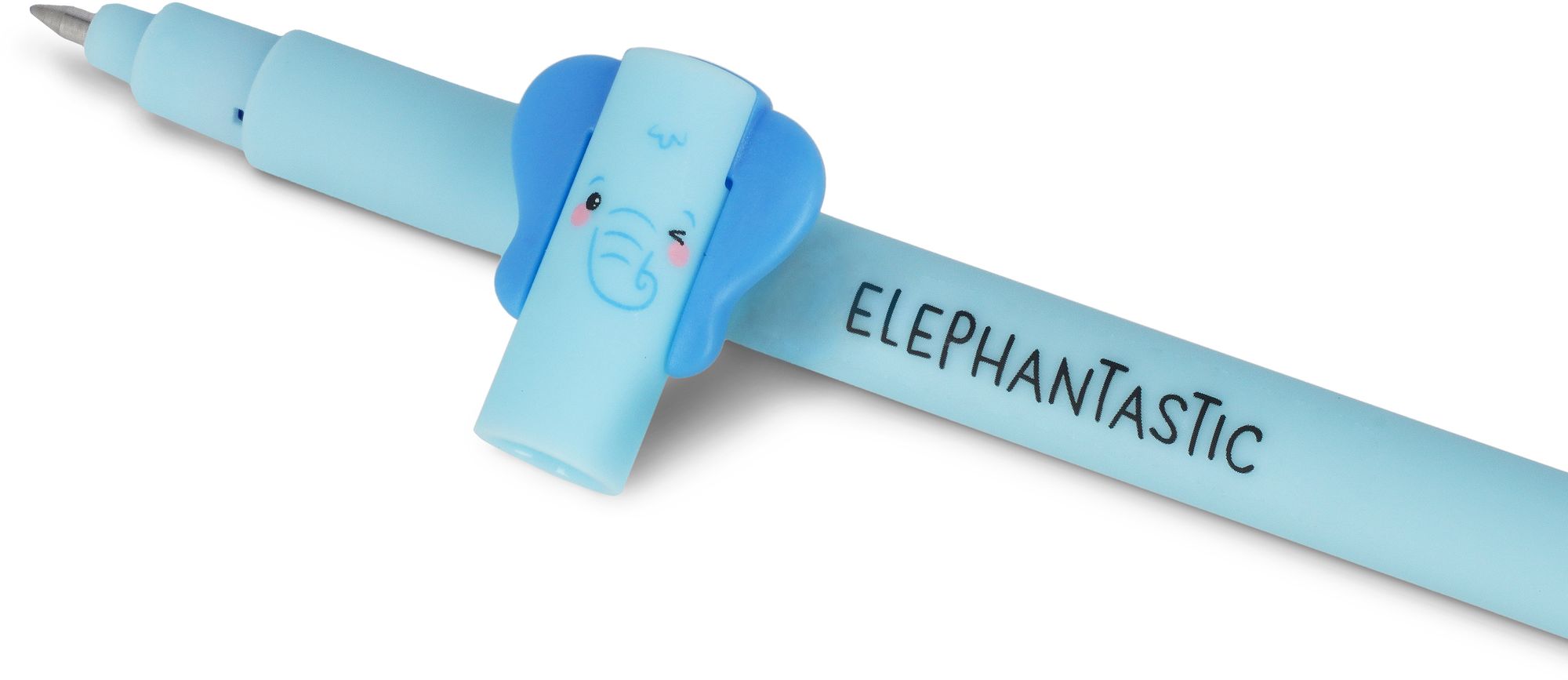Legami Elephant Erasable Gel Pen - Blue Ink - Image 2