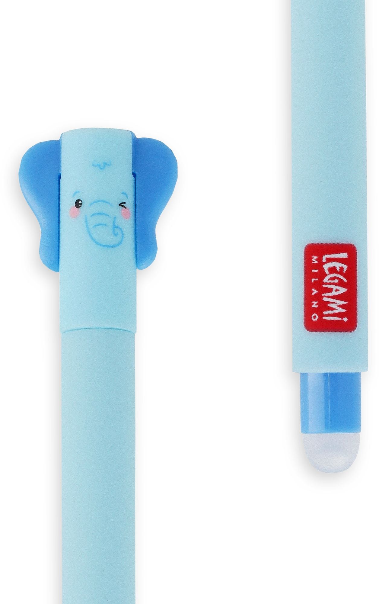 Legami Elephant Erasable Gel Pen - Blue Ink - Image 3