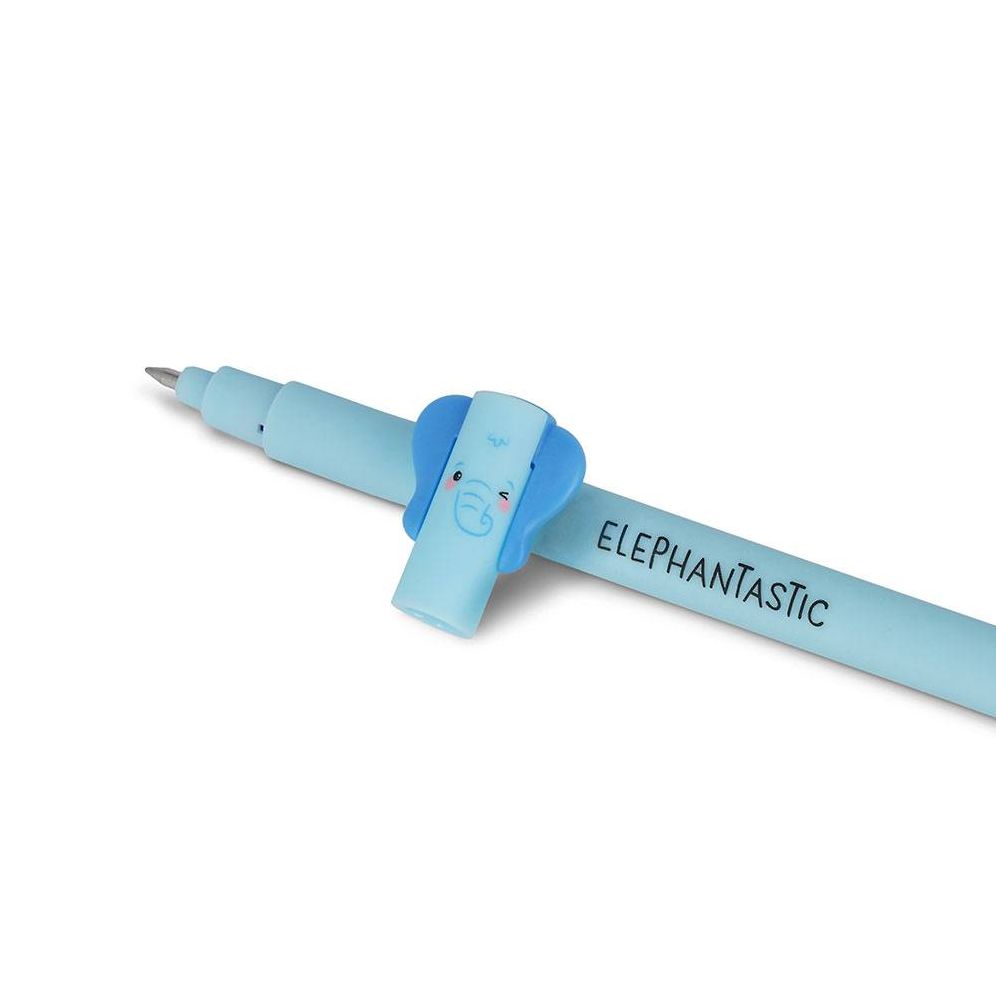 Legami Elephant Erasable Gel Pen - Blue Ink - Image 4