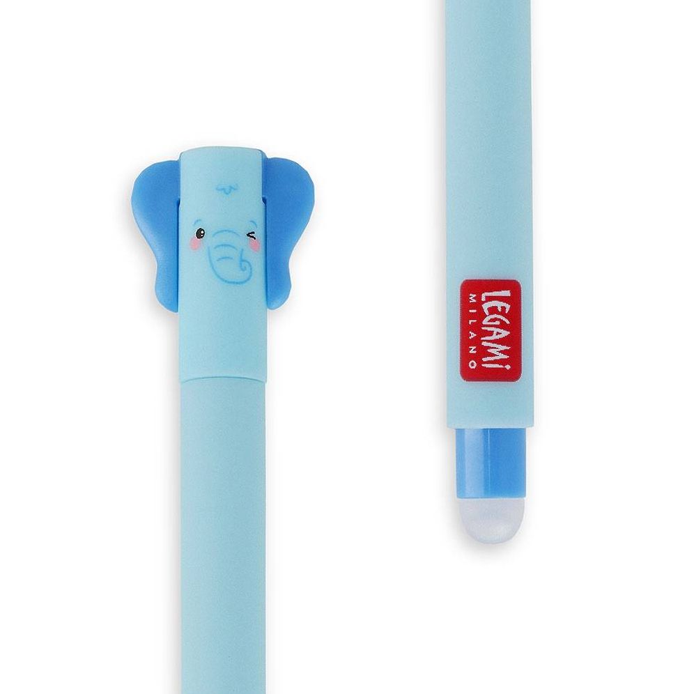 Legami Elephant Erasable Gel Pen - Blue Ink - Image 5