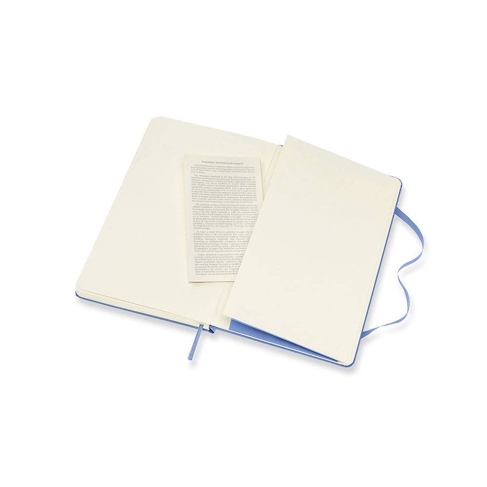 Moleskine Classic Notebook. Large. Ruled. Hydrangea Blue. Hard Cover (5 X 8.25) - Image 2